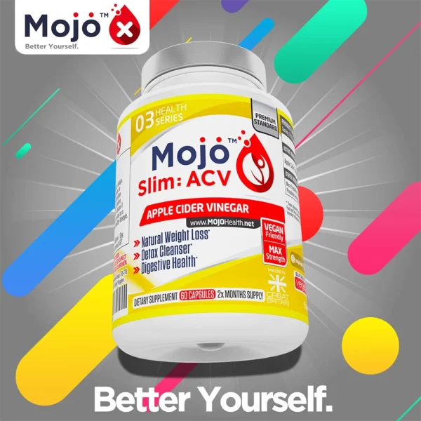 MOJO Slim Apple Cider Vinegar Tablets with Mother Supplement