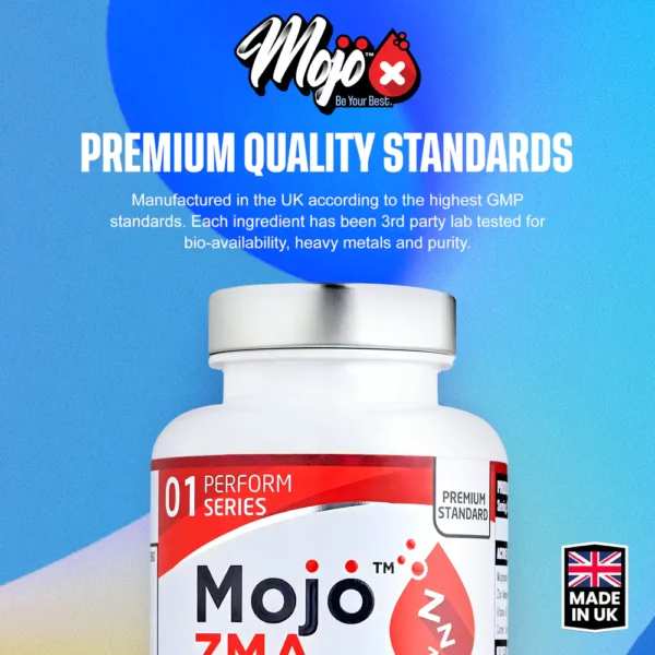 MOJO ZMA Zinc Magnesium for Sleep B6 ZMAG Sleep Aid Natural Testo Booster Supplements