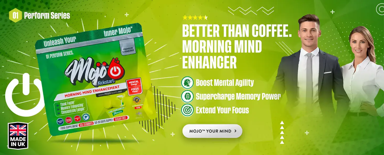MOJO Kickstart Gummies ADHD Focus Memory Nootropic high quality Brain Booster Nootropics UK Supplement