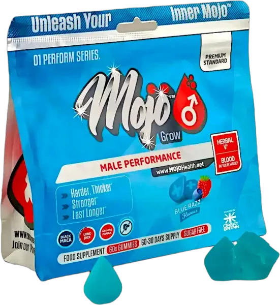 MOJO Grow Male Performance Enhancer Herbal Libido Gummies
